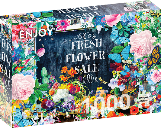 1000 Pieces Jigsaw Puzzle - Flower Sale (2189)
