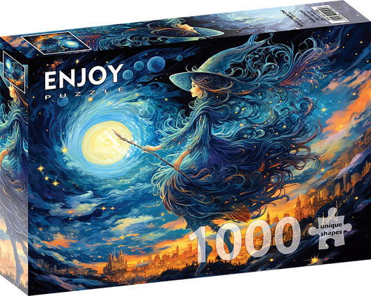 1000 Pieces Jigsaw Puzzle - Witch's Night Out (2195)