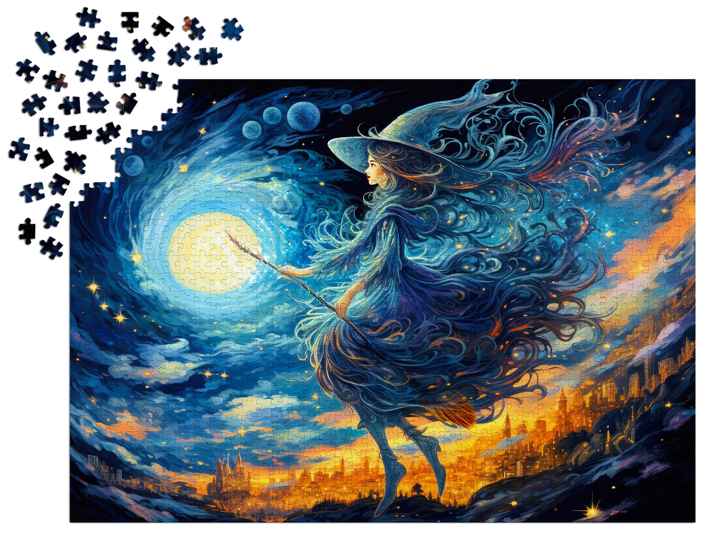1000 Pieces Jigsaw Puzzle - Witch's Night Out (2195)