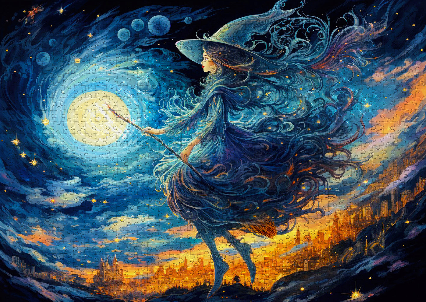 1000 Pieces Jigsaw Puzzle - Witch's Night Out (2195)