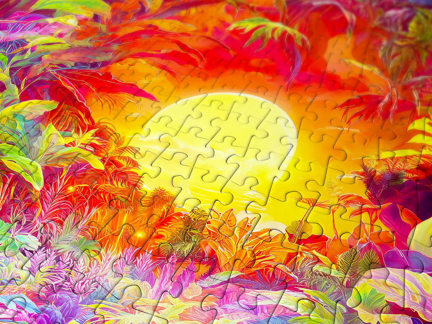 1000 Pieces Jigsaw Puzzle - Rainbow Tropic (2200)
