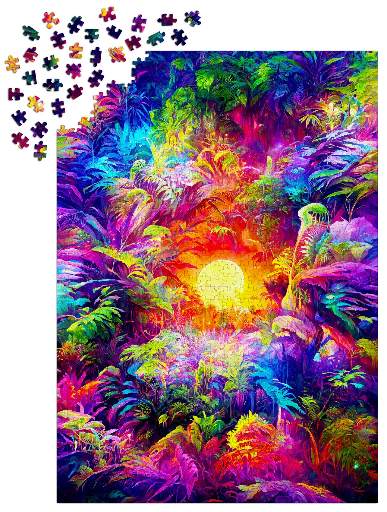 1000 Pieces Jigsaw Puzzle - Rainbow Tropic (2200)