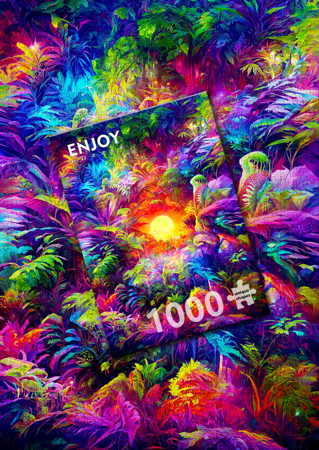 1000 Pieces Jigsaw Puzzle - Rainbow Tropic (2200)
