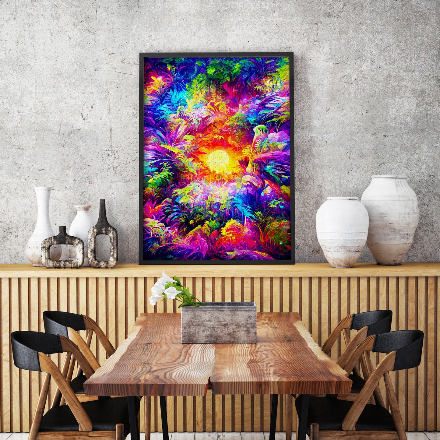 1000 Pieces Jigsaw Puzzle - Rainbow Tropic (2200)
