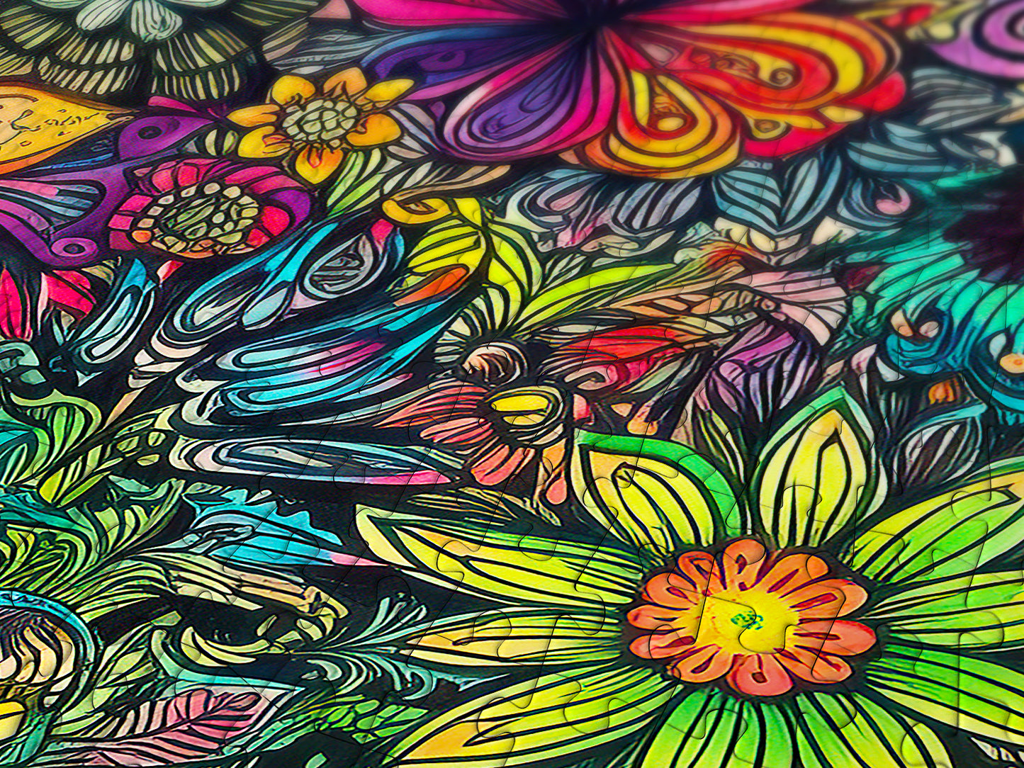 1000 Pieces Jigsaw Puzzle - Flower Power (2209)