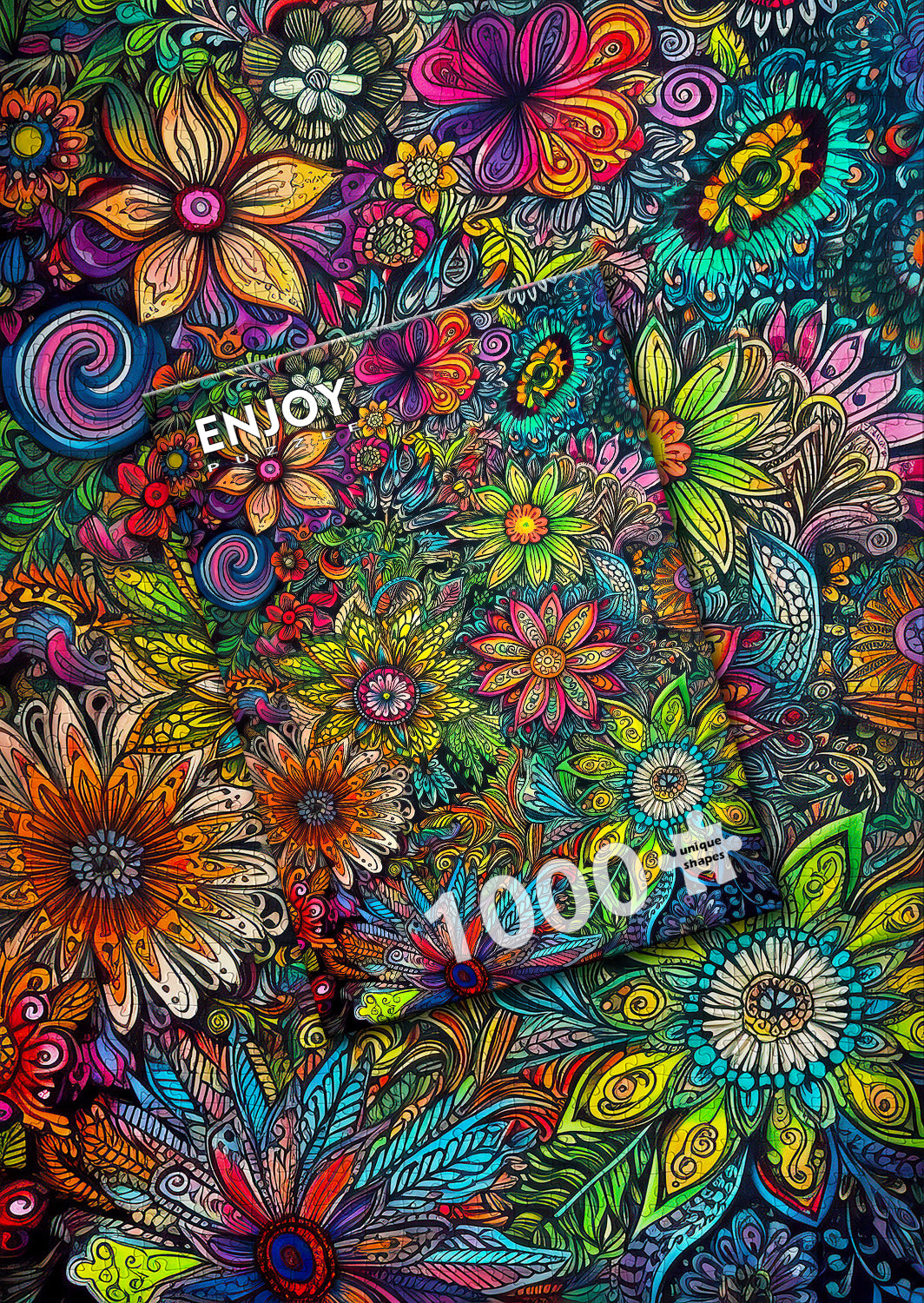 1000 Pieces Jigsaw Puzzle - Flower Power (2209)
