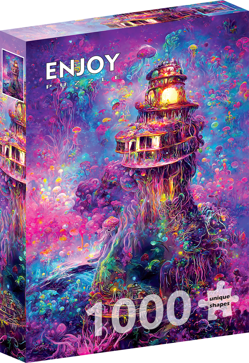 1000 Pieces Jigsaw Puzzle - Underwater Lighthouse (2216)