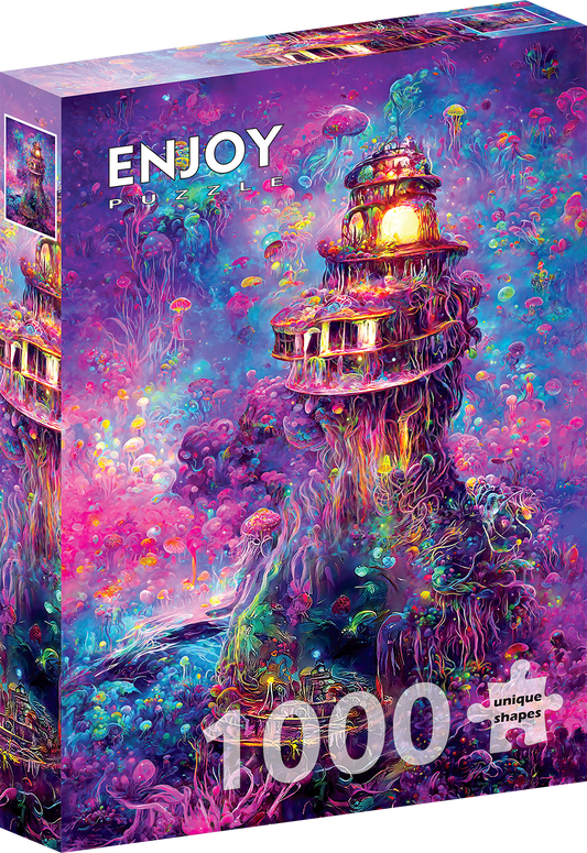 1000 Pieces Jigsaw Puzzle - Underwater Lighthouse (2216)