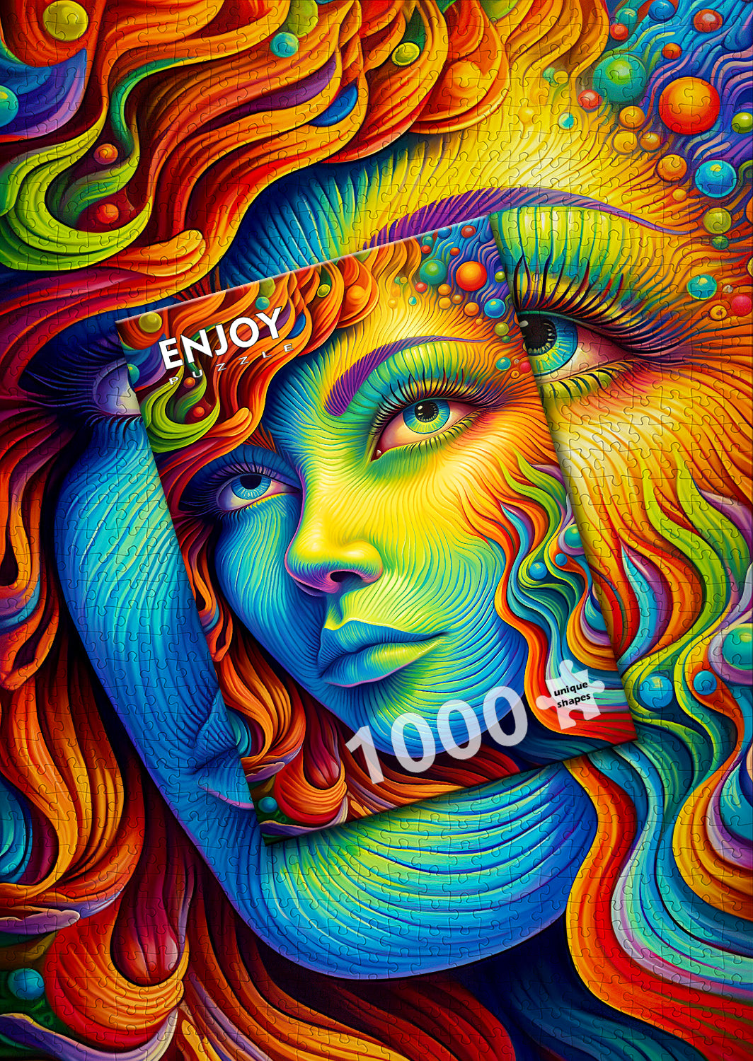 1000 Pieces Jigsaw Puzzle - Painted Lady (2217)