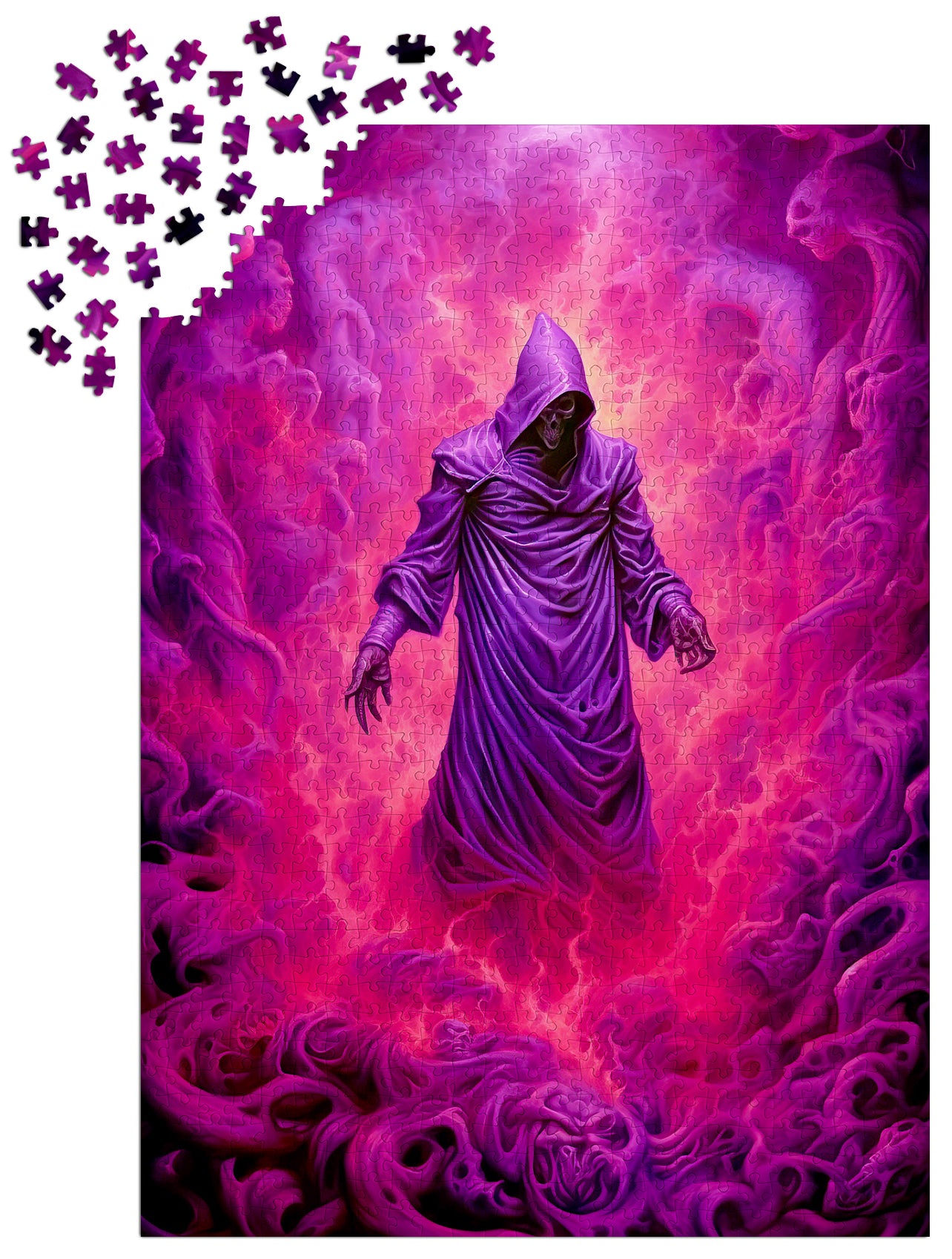 1000 Pieces Jigsaw Puzzle - Purple Summoning (2218)