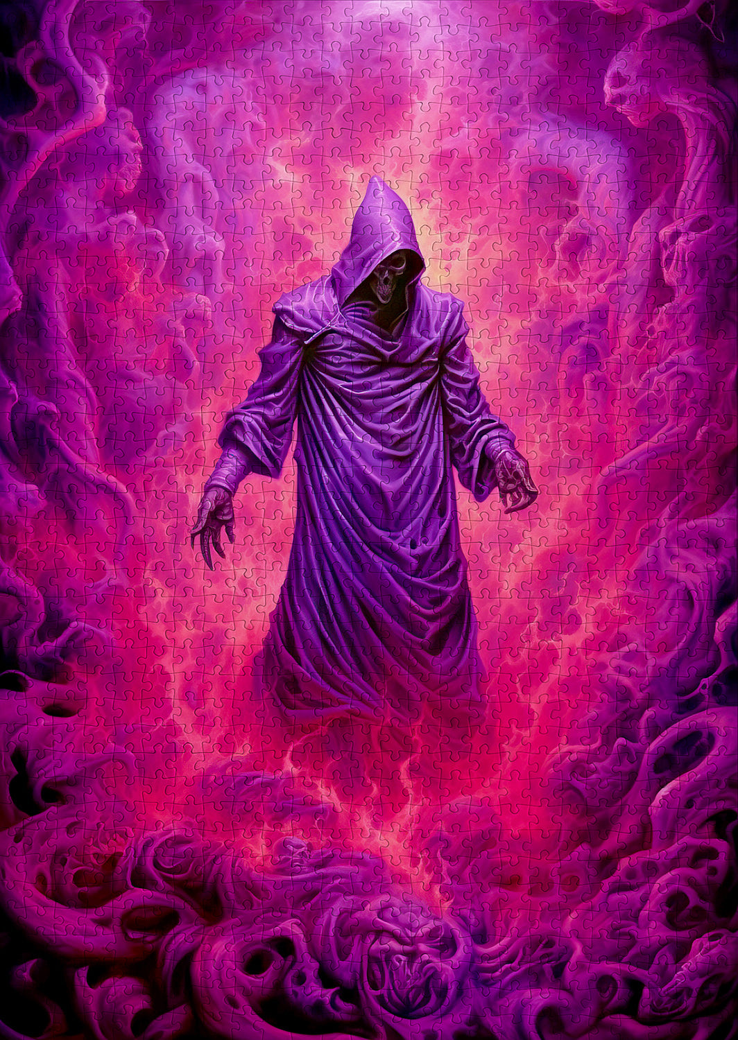 1000 Pieces Jigsaw Puzzle - Purple Summoning (2218)