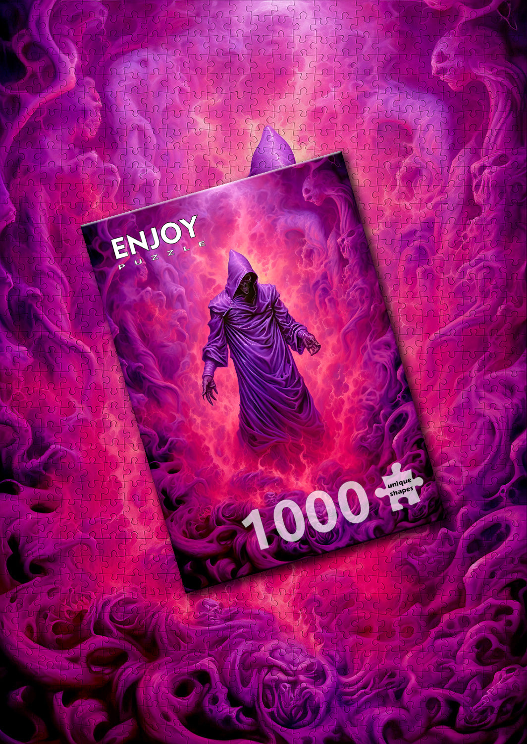 1000 Pieces Jigsaw Puzzle - Purple Summoning (2218)