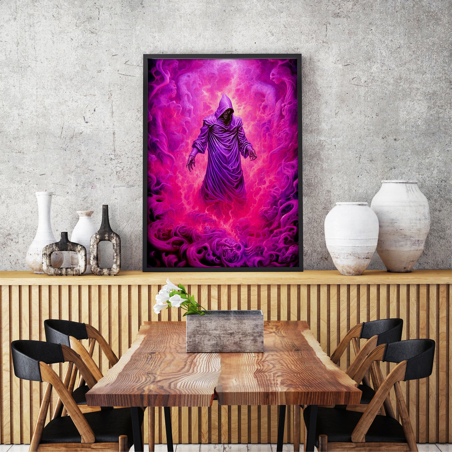 1000 Pieces Jigsaw Puzzle - Purple Summoning (2218)