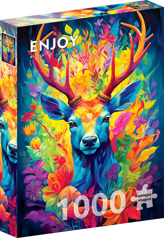 1000 Pieces Jigsaw Puzzle - Crowned Stag (2222)