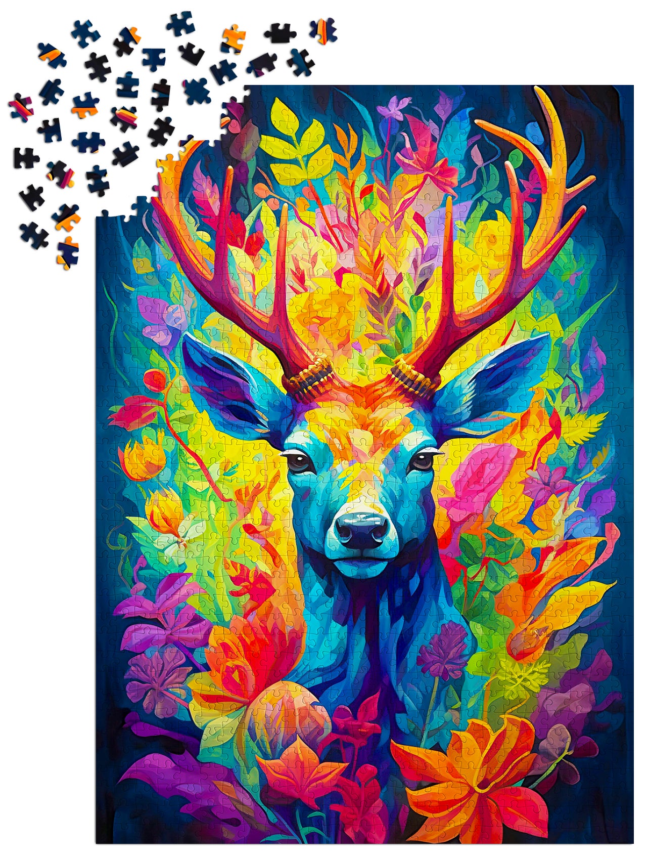 1000 Pieces Jigsaw Puzzle - Crowned Stag (2222)