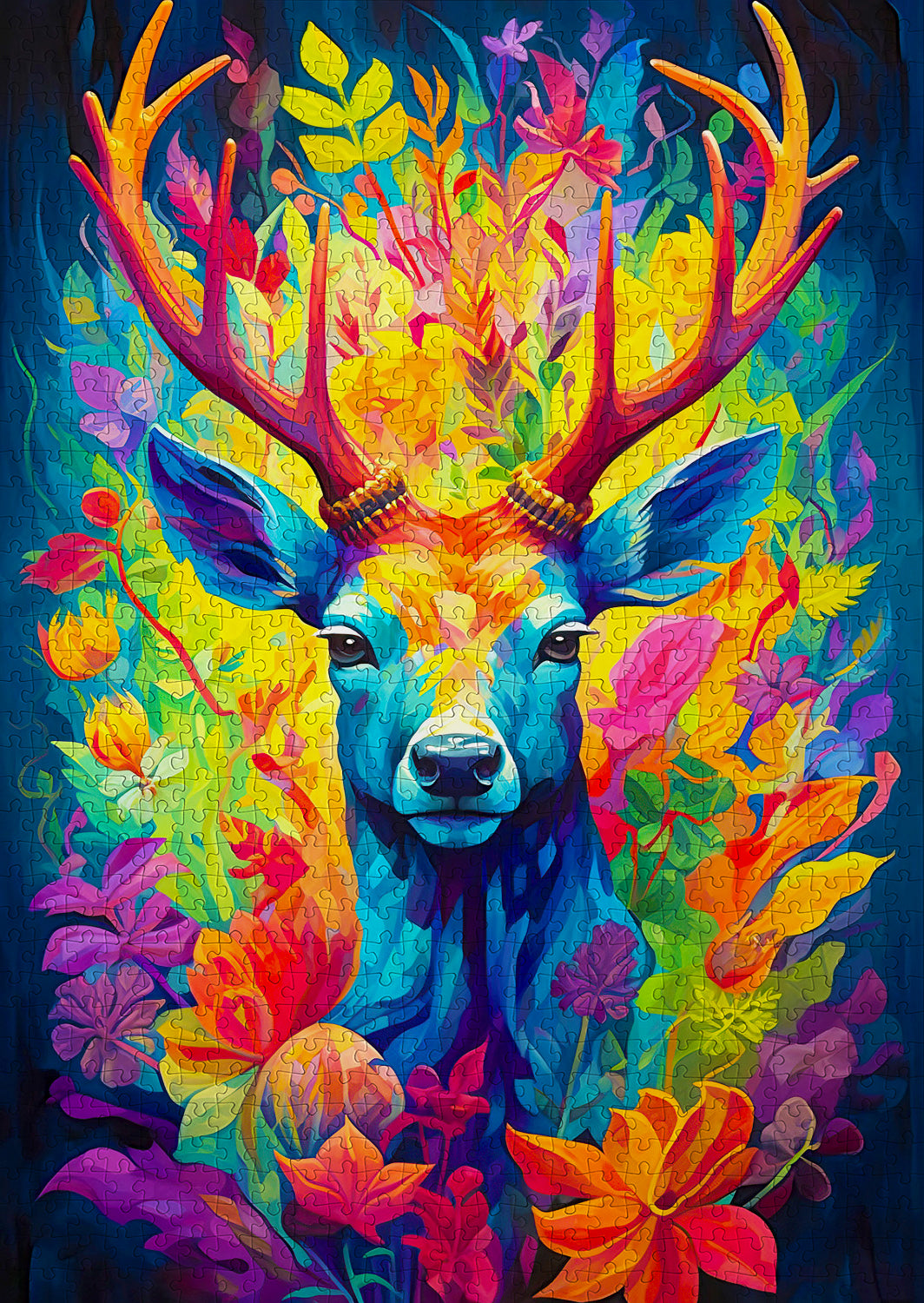 1000 Pieces Jigsaw Puzzle - Crowned Stag (2222)