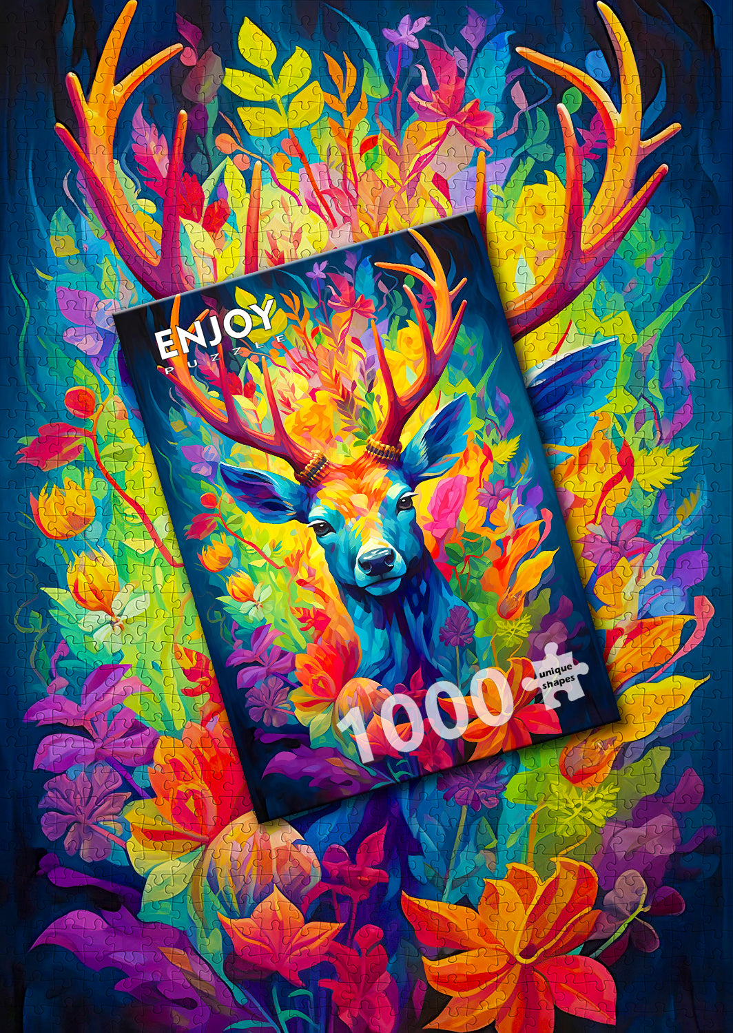 1000 Pieces Jigsaw Puzzle - Crowned Stag (2222)