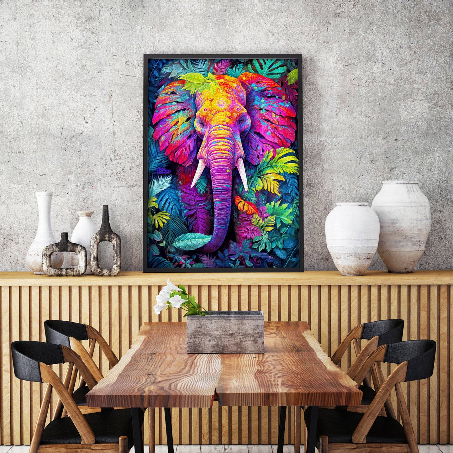 1000 Pieces Jigsaw Puzzle - Disguised Elephant (2223)