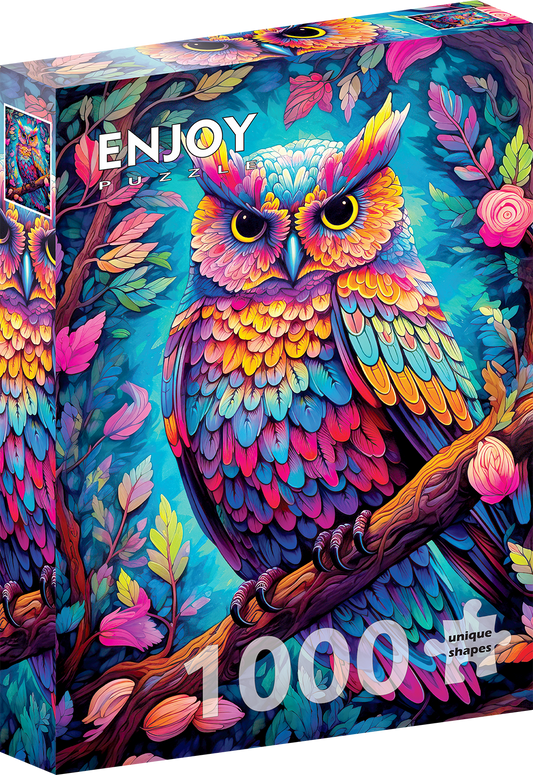 1000 Pieces Jigsaw Puzzle - Dazzling Owl (2224)