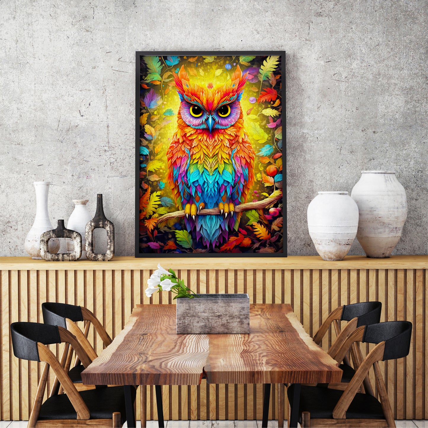 1000 Pieces Jigsaw Puzzle - Autumnal Owl (2225)