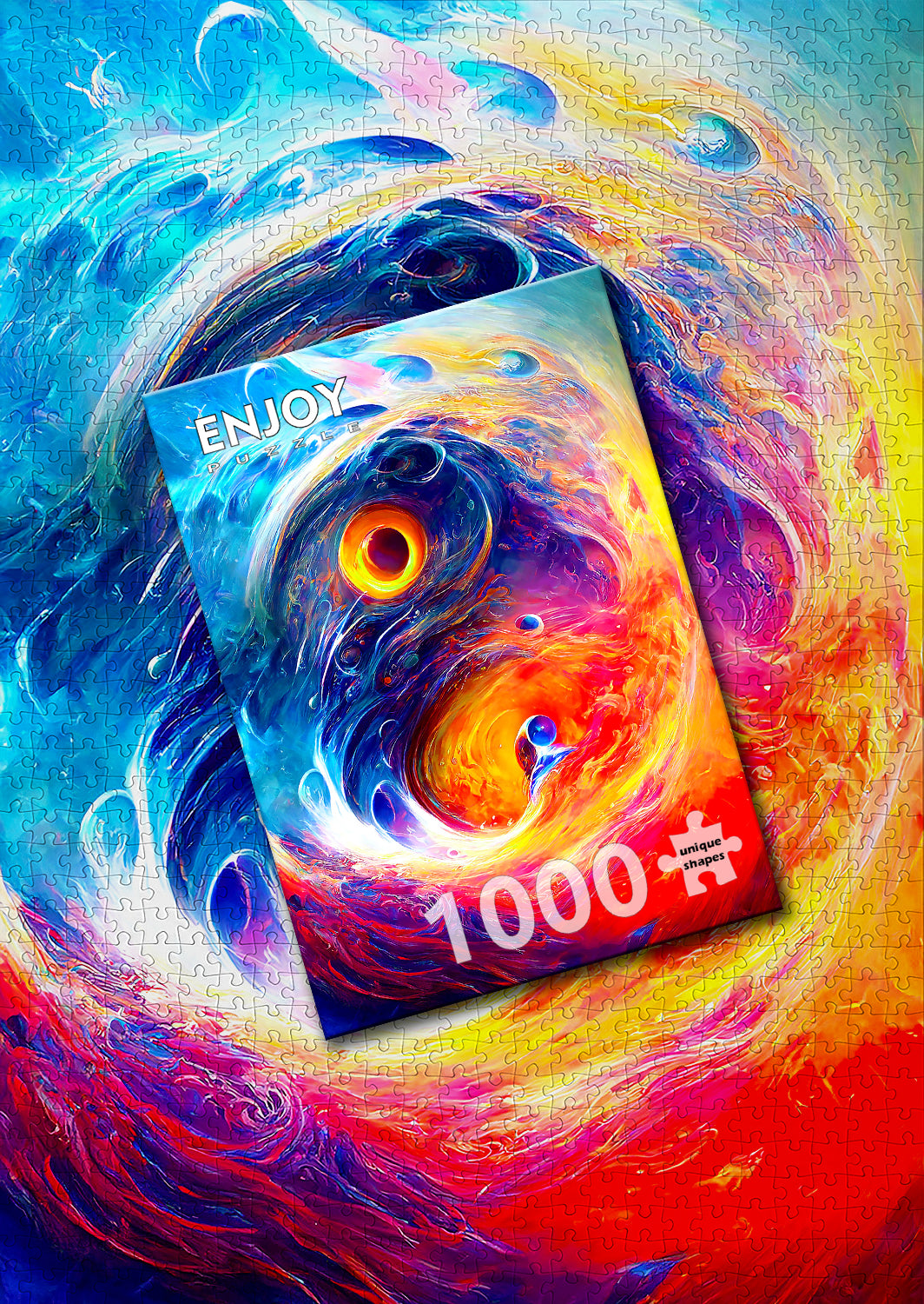1000 Pieces Jigsaw Puzzle - Yin Yang Redux (2228)