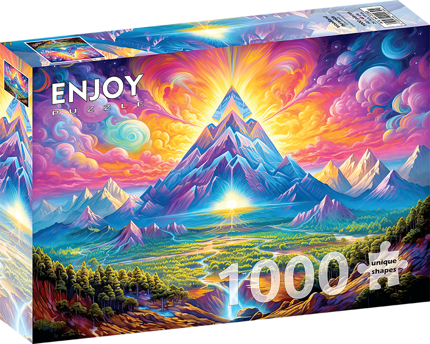 1000 Pieces Jigsaw Puzzle - Woodland Pyramids (2230)