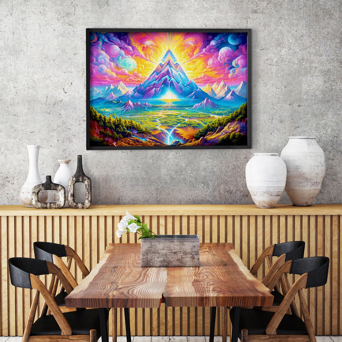 1000 Pieces Jigsaw Puzzle - Woodland Pyramids (2230)