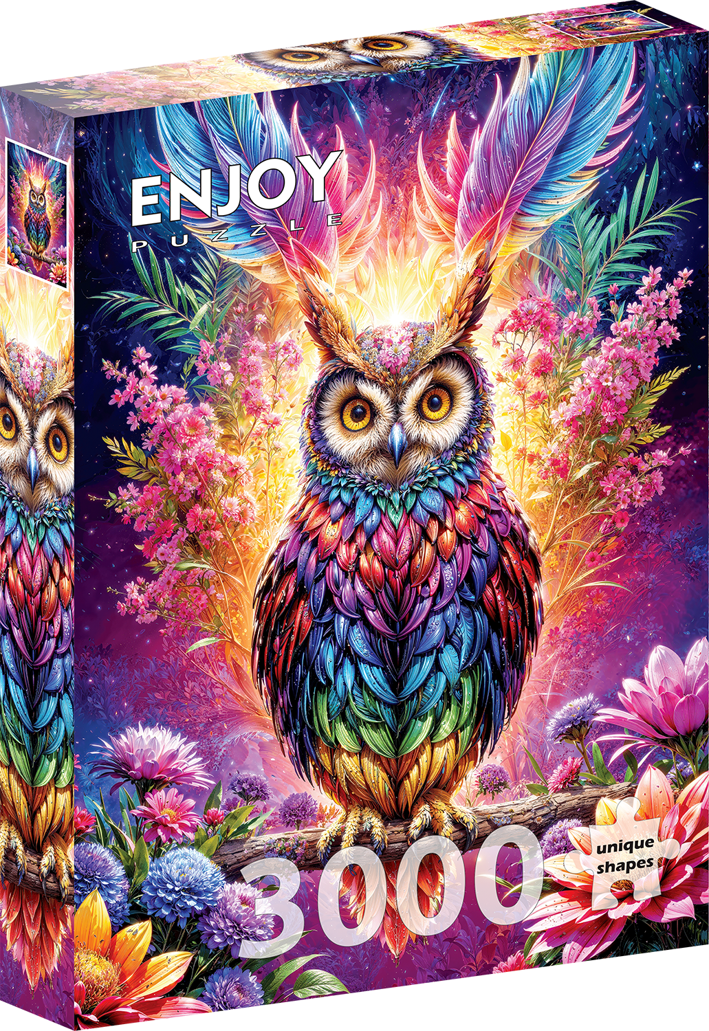 3000 Pieces Jigsaw Puzzle - Neon Owl (2234)