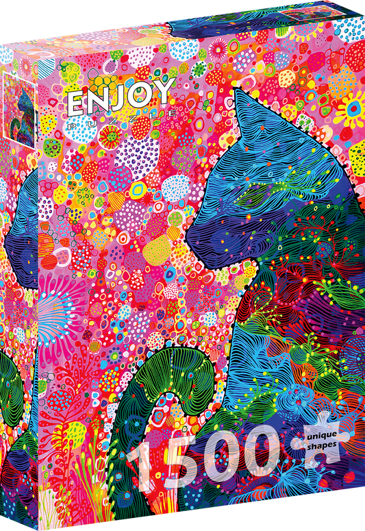 1500 Pieces Jigsaw Puzzle - Wandering Cat (2237)