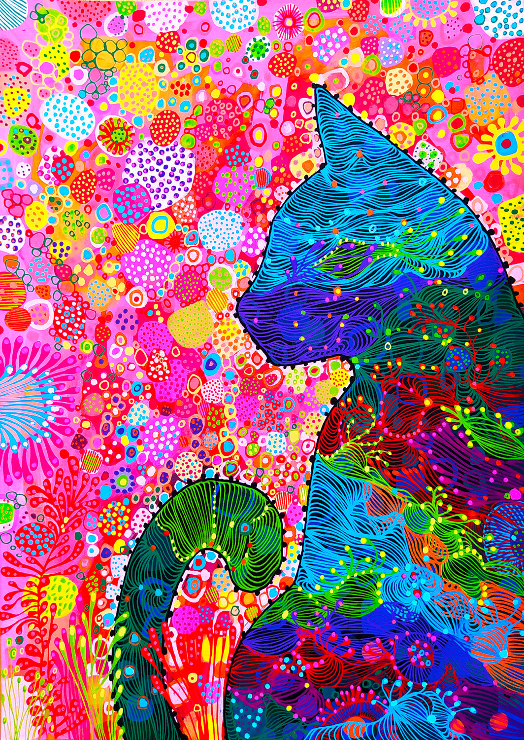 1500 Pieces Jigsaw Puzzle - Wandering Cat (2237)
