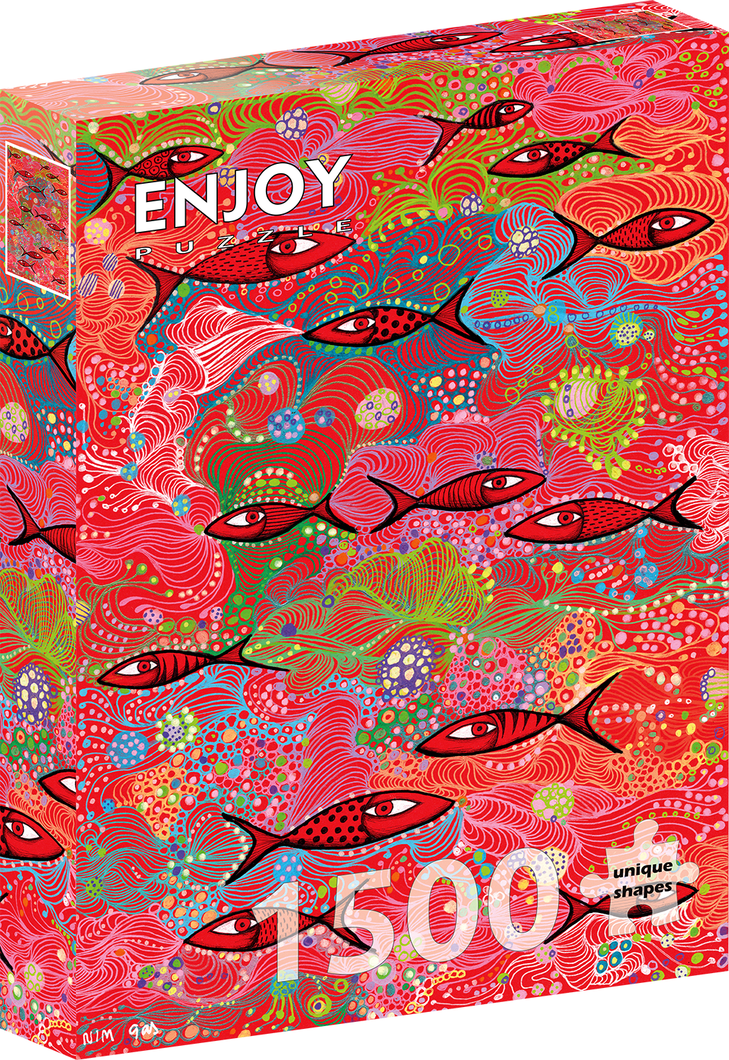 1500 Pieces Jigsaw Puzzle - Deep Red (2240)