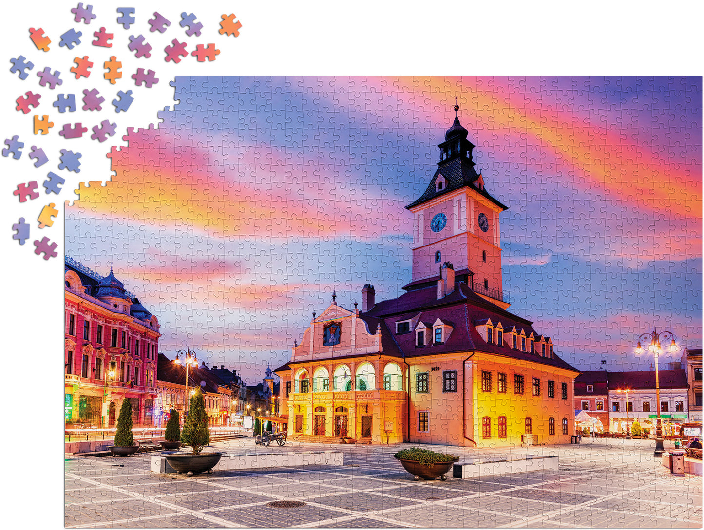1000 Pieces Jigsaw Puzzle - The Council Square, Brasov (1026)