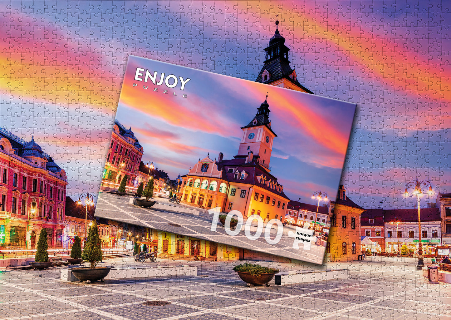 1000 Pieces Jigsaw Puzzle - The Council Square, Brasov (1026)