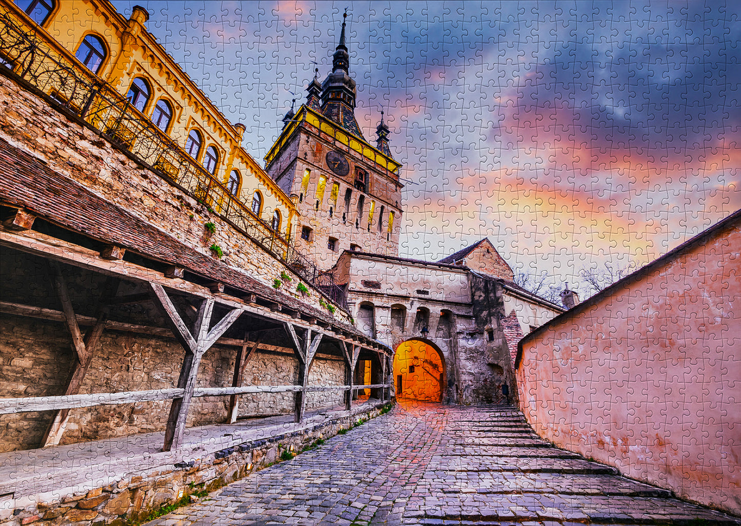 1000 Pieces Jigsaw Puzzle - The Clock Tower, Sighisoara (1029)