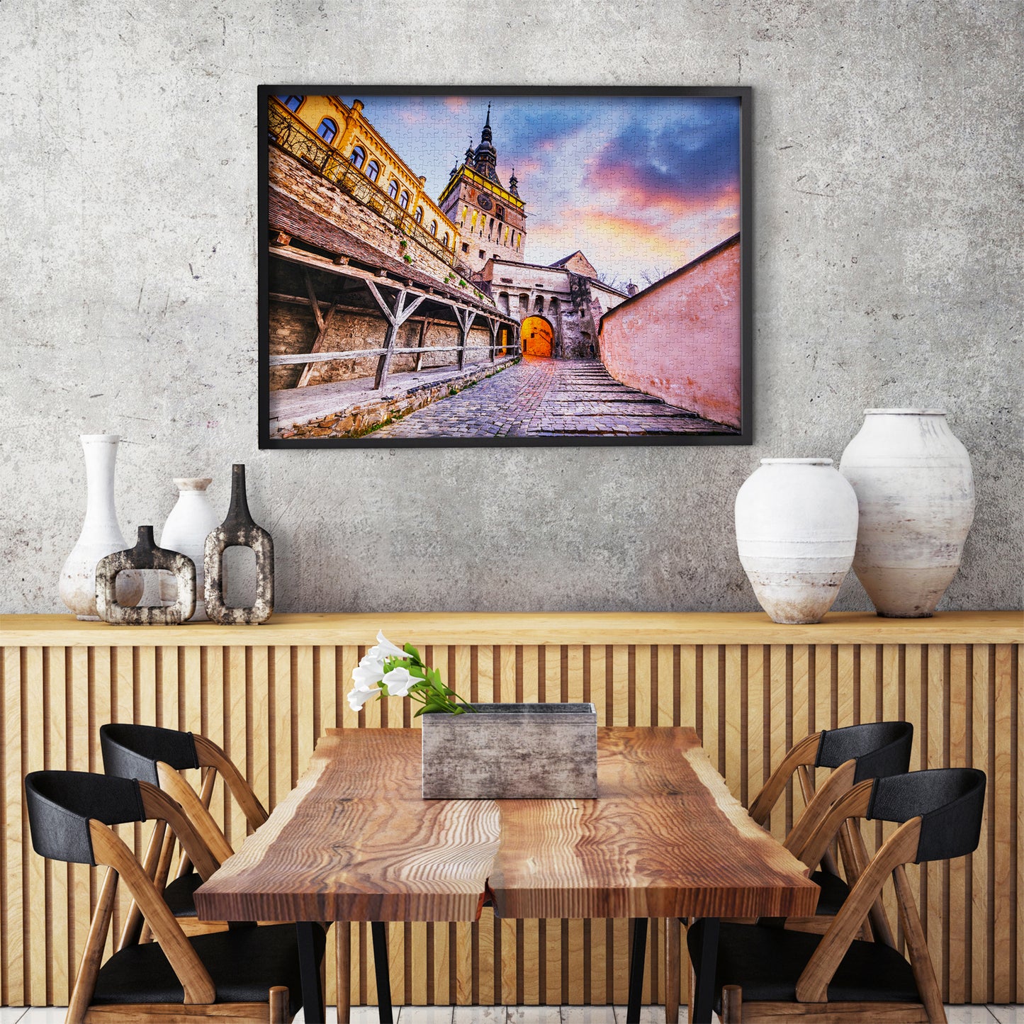 1000 Pieces Jigsaw Puzzle - The Clock Tower, Sighisoara (1029)