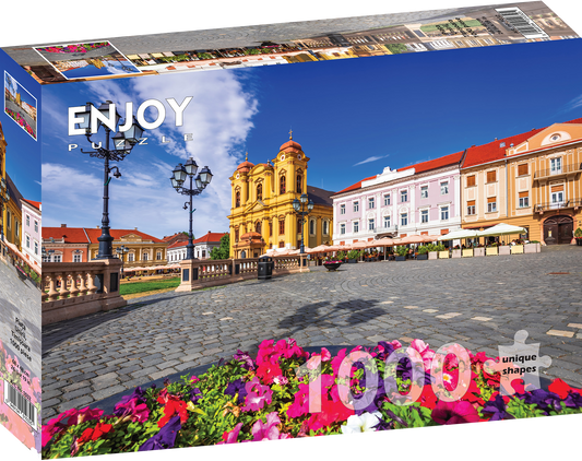 1000 Pieces Jigsaw Puzzle - The Union Square, Timisoara (1032)