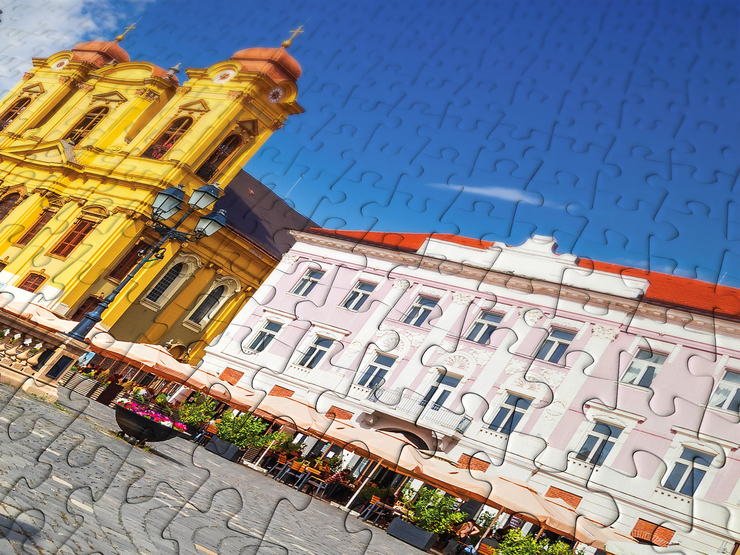1000 Pieces Jigsaw Puzzle - The Union Square, Timisoara (1032)