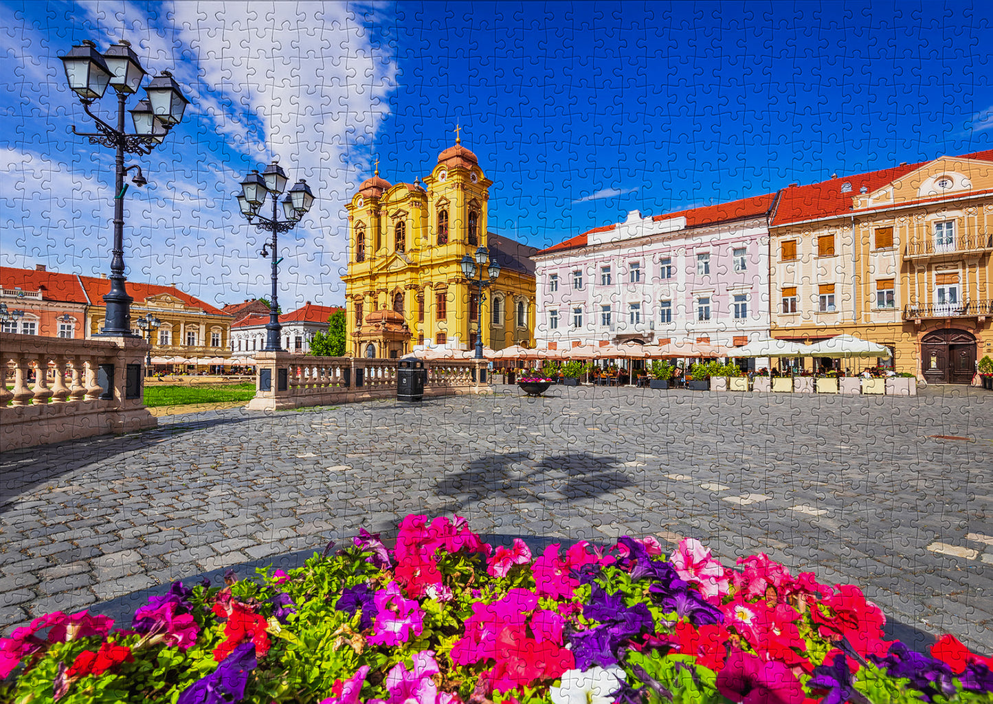 1000 Pieces Jigsaw Puzzle - The Union Square, Timisoara (1032)