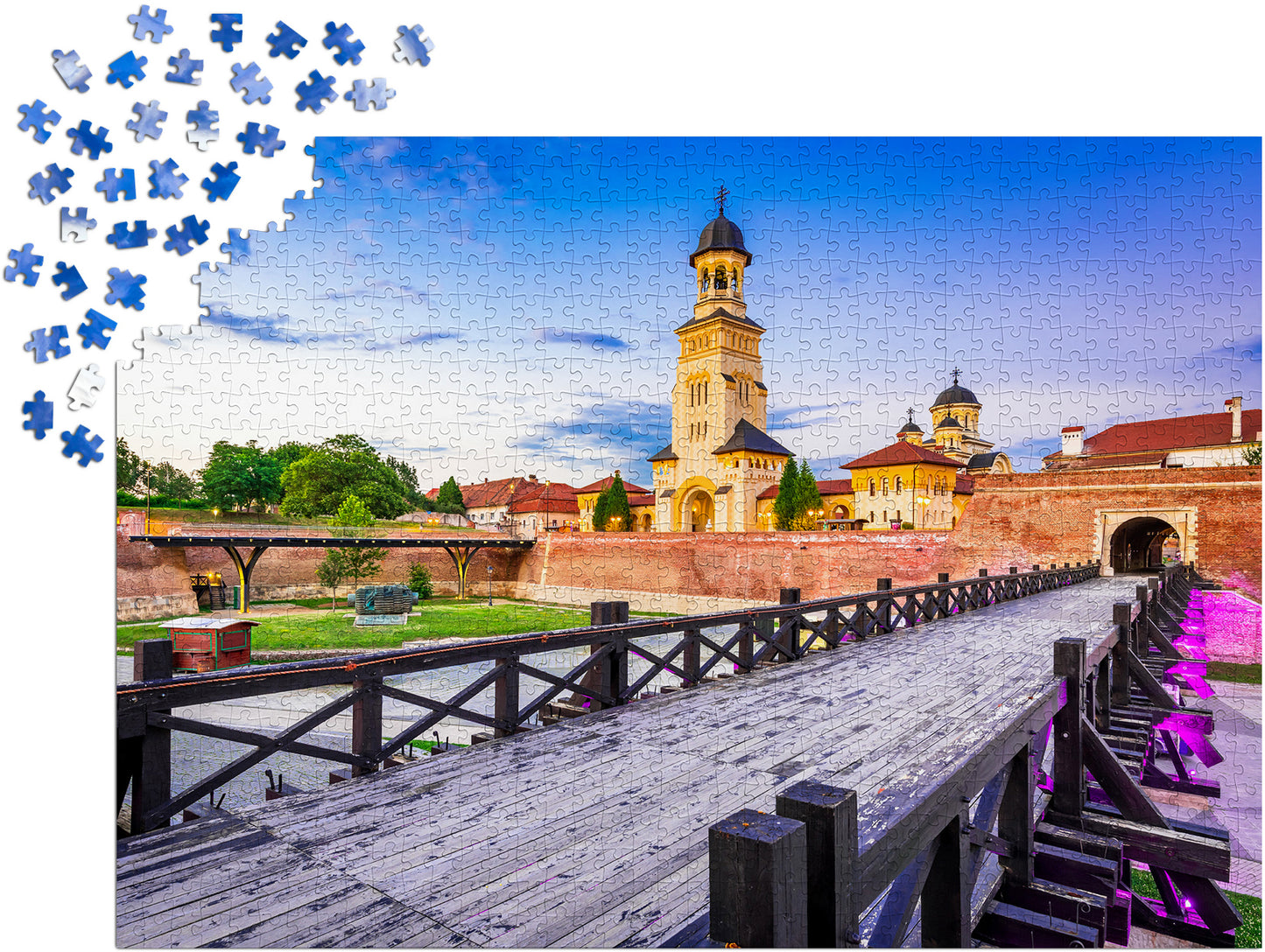 1000 Pieces Jigsaw Puzzle - Alba Carolina Fortress (1035)