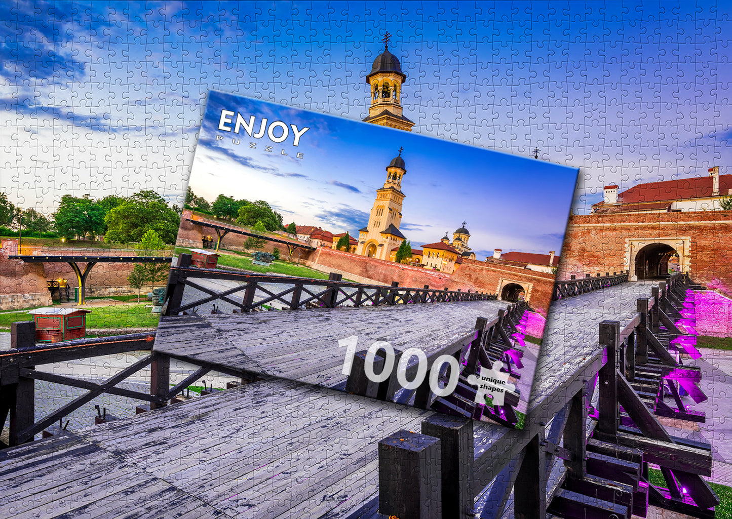1000 Pieces Jigsaw Puzzle - Alba Carolina Fortress (1035)