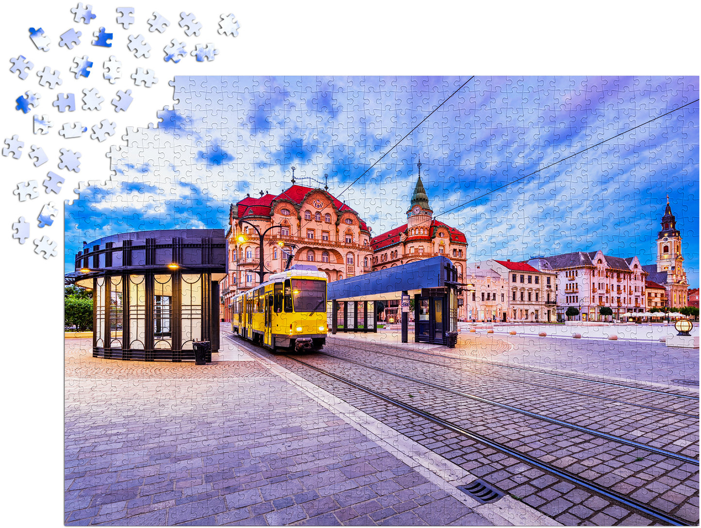 1000 Pieces Jigsaw Puzzle - The Union Square, Oradea (1038)