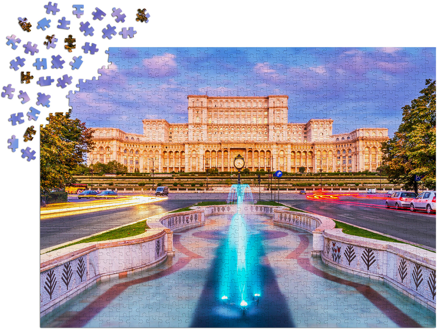 1000 Pieces Jigsaw Puzzle - Palace of the Parliament (1044)