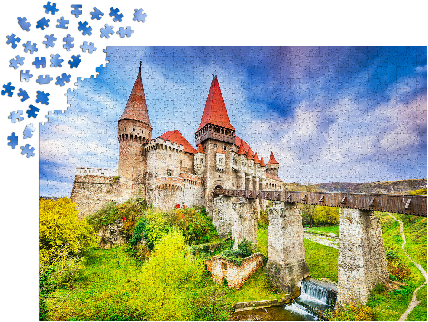1000 Pieces Jigsaw Puzzle - Corvin's Castle (1053)