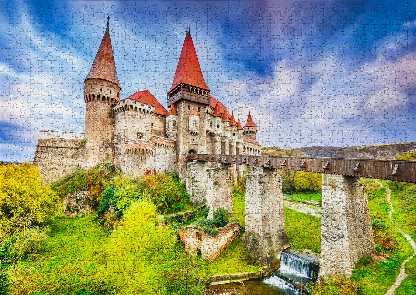 1000 Pieces Jigsaw Puzzle - Corvin's Castle (1053)