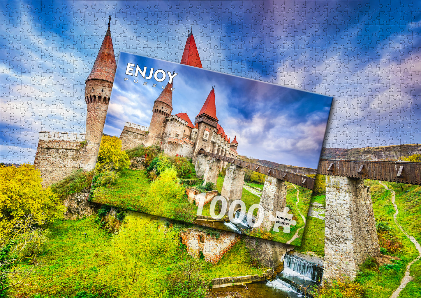 1000 Pieces Jigsaw Puzzle - Corvin's Castle (1053)