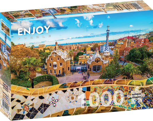 1000 Pieces Jigsaw Puzzle - View from Park Guell (1056)