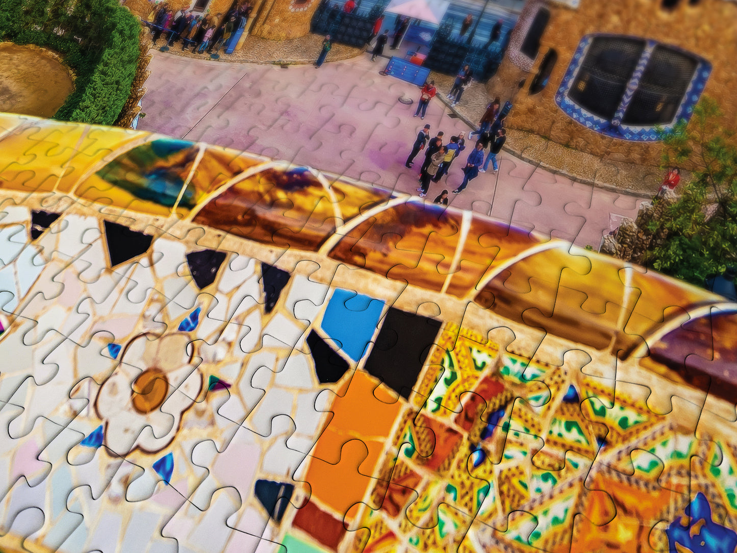 1000 Pieces Jigsaw Puzzle - View from Park Guell (1056)