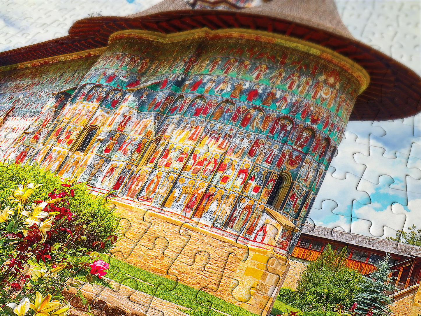 1000 Pieces Jigsaw Puzzle - Sucevita Monastery (1059)