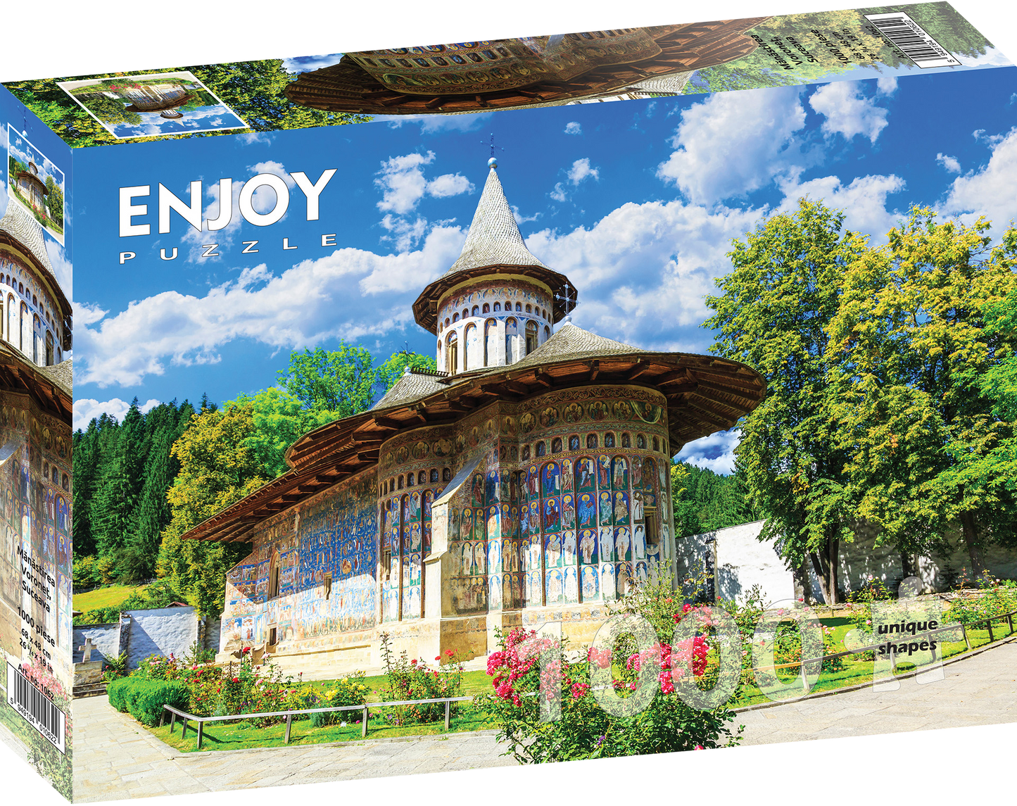 1000 Pieces Jigsaw Puzzle - Voronet Monastery (1062)