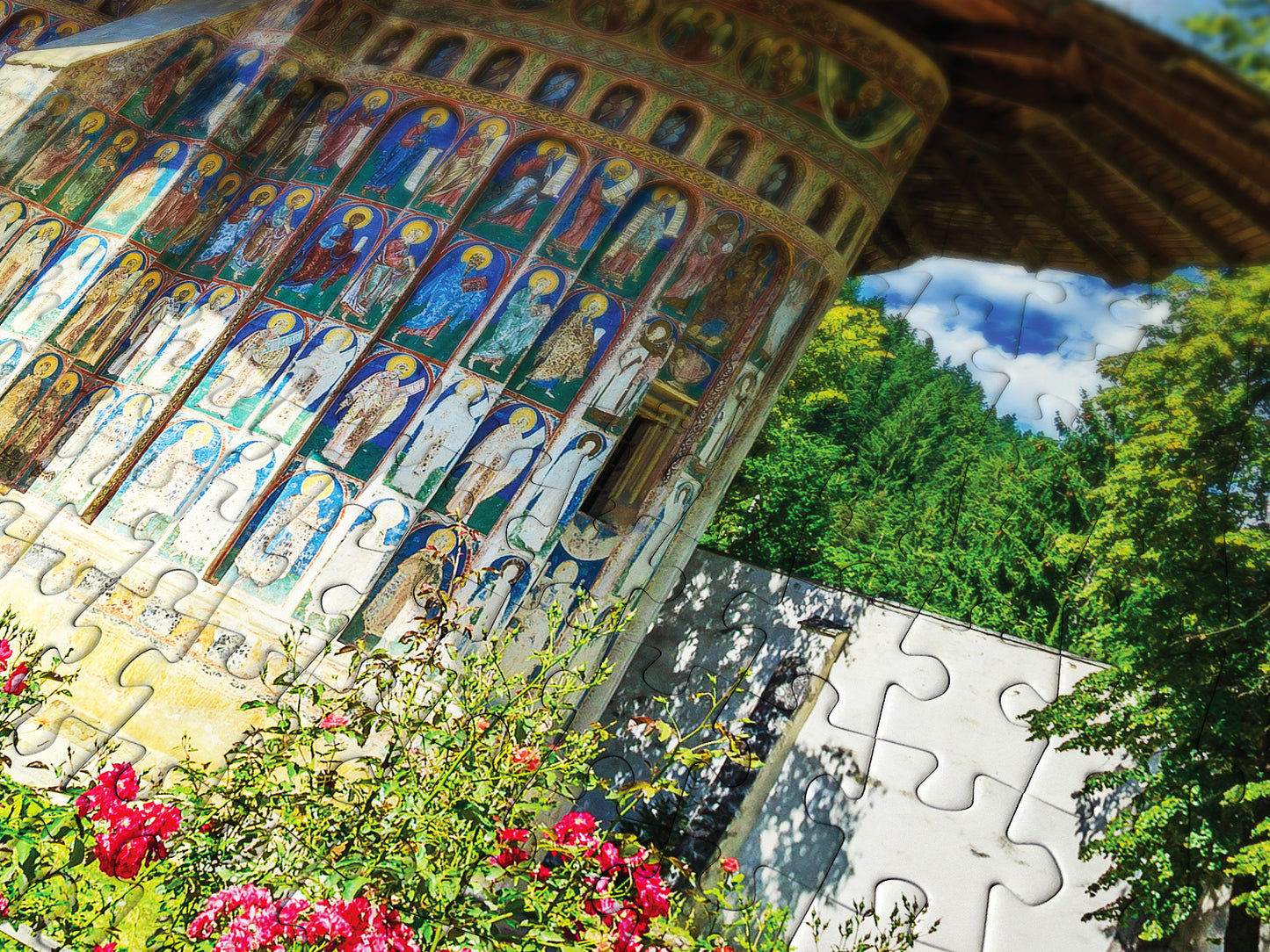 1000 Pieces Jigsaw Puzzle - Voronet Monastery (1062)